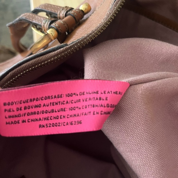 Juicy Couture Y2K Equestrian Large Leather Bowler Handbag - Picture 16 of 17